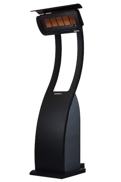 Bromic Tungsten Smart-Heat Portable Free-Standing Patio Heater (Model BH0510001) angled view