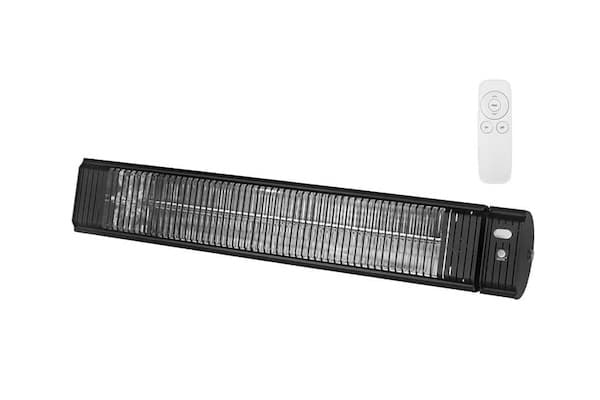A black Aura CF Series Heater (3000w)