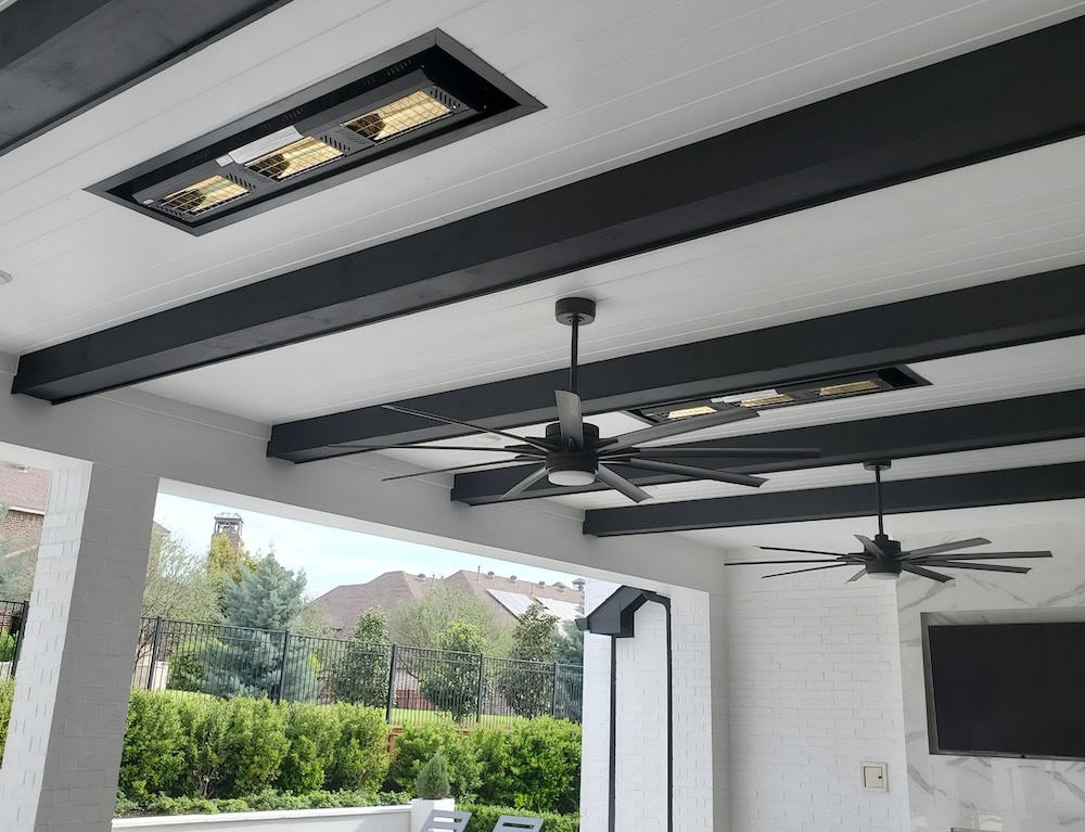 Solaira ICR H3 Flush Mount Black Heater (Residential Patio)