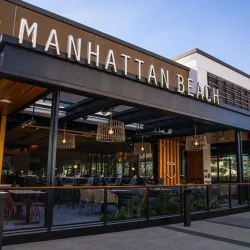 Joey Manhattan Beach CA façade, with Solaira heaters by Heating Solutions USA