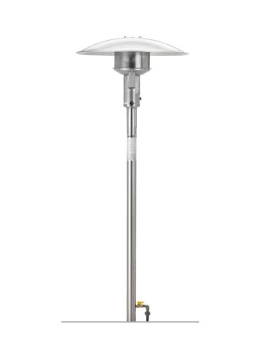 Sunglo Permanent In-Ground Post Heater with Stainless Steel finish